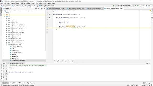 Java Ternary Operator смотреть онлайн