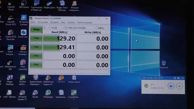 Тест USB Flash Adata UV360, 128 ГБ, USB 3.2, Gen 1 смотреть онлайн