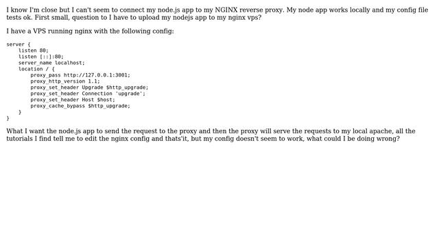Configure nginx reverse proxy in local node.js application смотреть онлайн