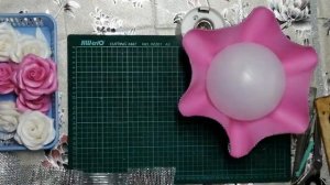 МК Светильник букет из изолона на плафоне.светильник из изолона.