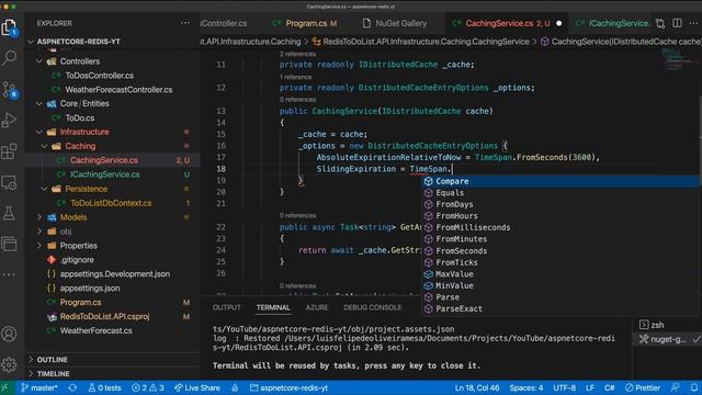 ASP.NET Core e Redis: cache distribuído com .NET 6 смотреть онлайн