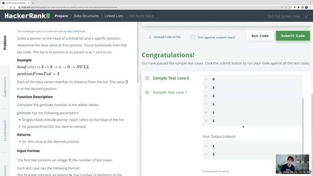 Get Node Value | Linked List | Data Structures Review смотреть онлайн