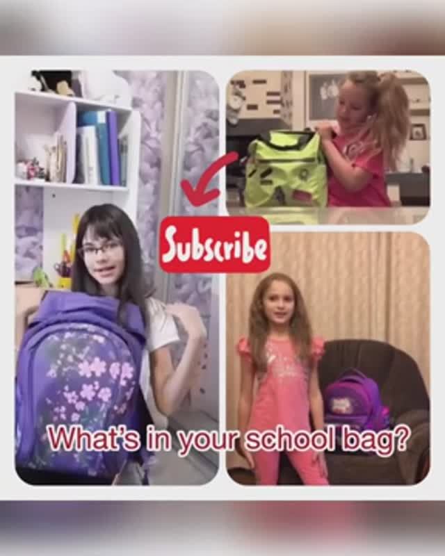 What's In Your School Bag?