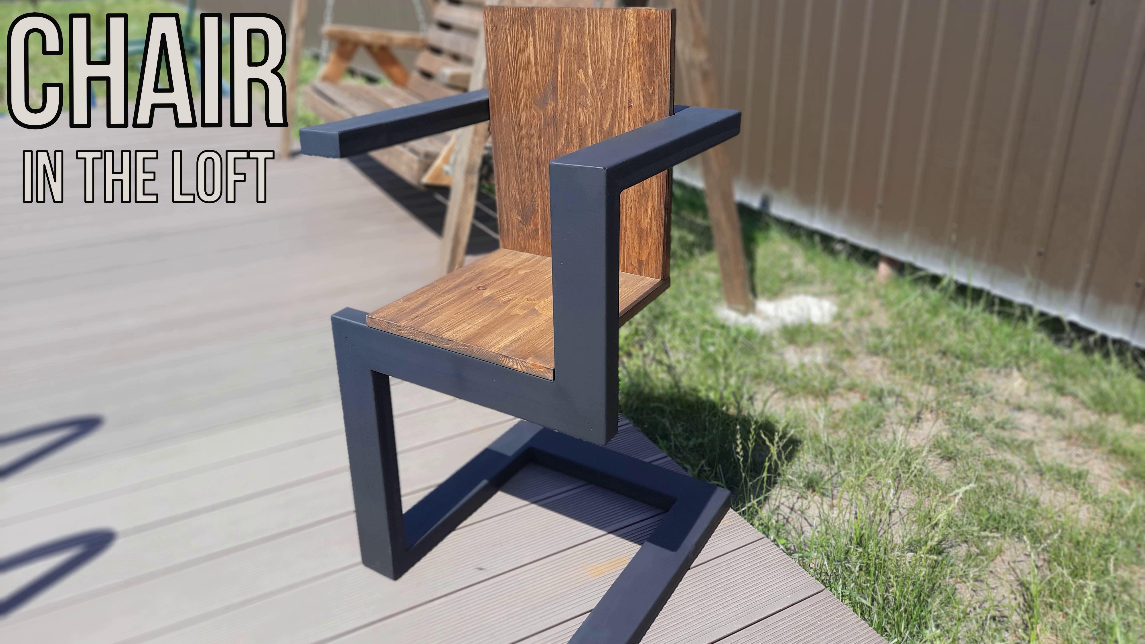 Стильный стул в стиле Лофт своими руками | Сhair in the loft смотреть онлайн
