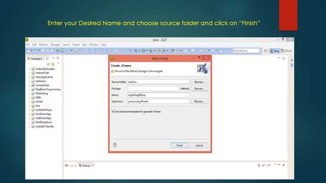 GUI using Drag and Drop Tool (Graphical User Interface) in Java смотреть онлайн