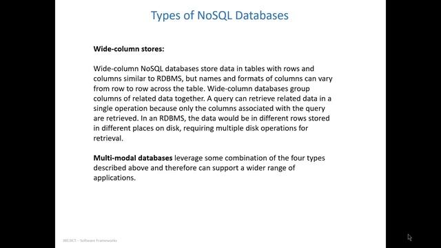 NoSQL Intro смотреть онлайн