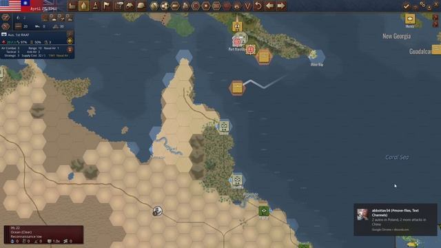 Warplan Pacific Pbem Allies - Game D - Turn 1 - Let's Play