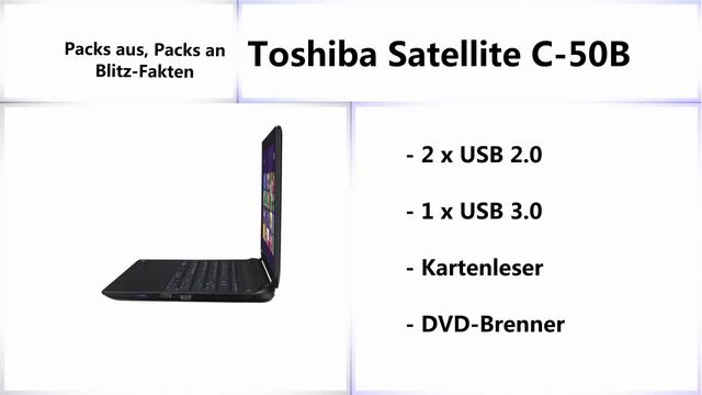 Toshiba Satellite C 50-B im Schnellüberblick (Blitz-Fakten) смотреть онлайн