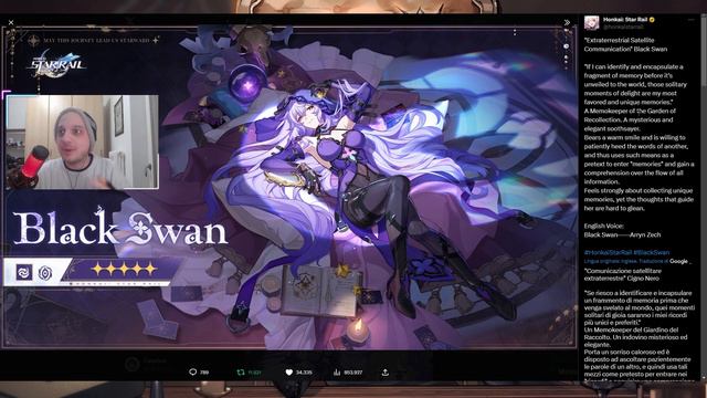Rivelata BLACK SWAN Primo Banner Patch 2.0 | Honkai Star Rail смотреть онлайн