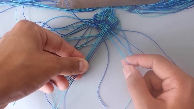como hacer una mandala en macrame paso a paso parte 2 смотреть онлайн