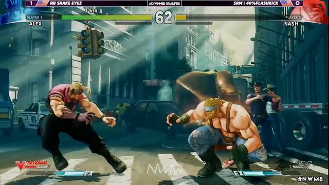#NWM8 #SFV A13 WQUAL - RB Snake Eyez (ALX) vs SRM 40% Flashkick (NAS) смотреть онлайн