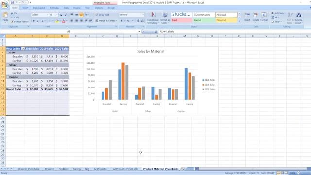 New Perspectives Excel 2016 Module 2: SAM Project 1b #newperspective #module2 #samproject1b смотреть онлайн