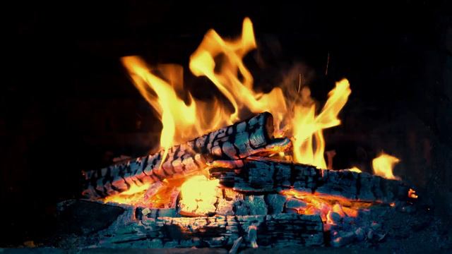 🔥 Best Relaxing Fireplace 24 HOURS 🔥Fireplace With Burning Logs & Fire Sounds - Kaminfeuer 4k