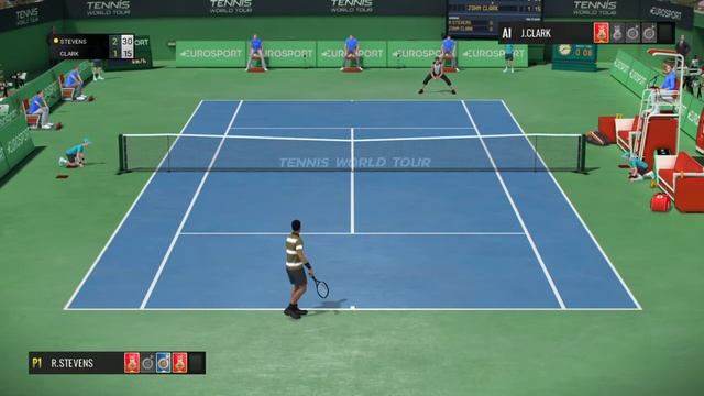 Tennis World Tour live gameplay getting to lvl 30 (NO MIC) смотреть онлайн