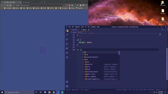 Cool Menu Hover Effect - Css смотреть онлайн