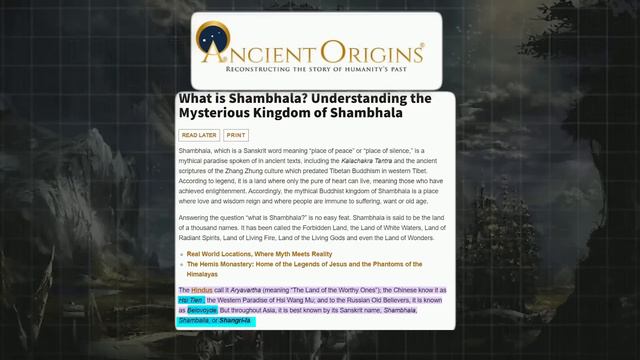 Shambhala City Really Exists In Our World | Mythology | Telugu Facts | V R Raja Facts смотреть онлайн