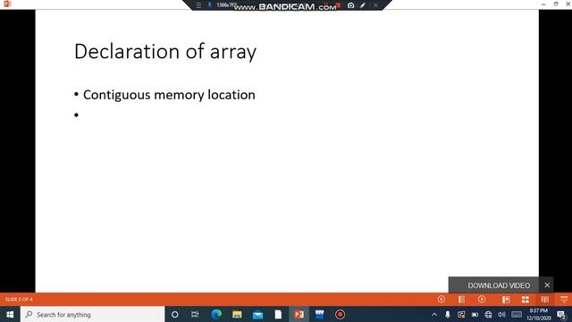 how to declare an array lecture 3 смотреть онлайн