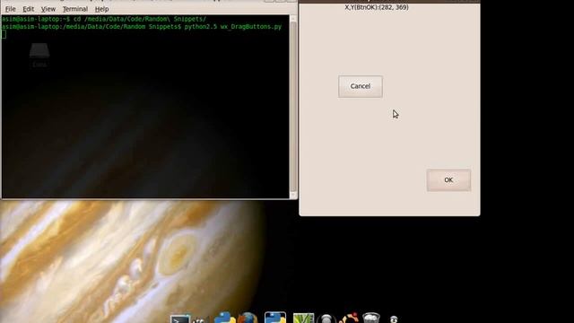 Creating the Drag and Drop effect in WxPython смотреть онлайн