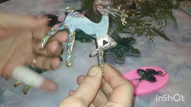 Игрушки из эпоксидной смолы. Красота своими руками.#эпоксиднаясмола#новогодниеигрушкисвоимируками смотреть онлайн