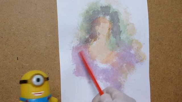 Малюнок від феї. Техніка малювання монотіпія смотреть онлайн