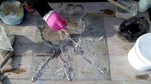 Искусственный мрамор из бетона своими руками (marble effect)