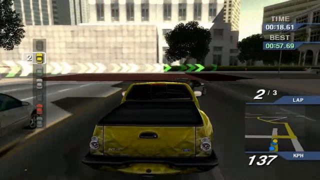 Ford Street Racing for pc with my car : Ford F-150 SVT (race 5) смотреть онлайн