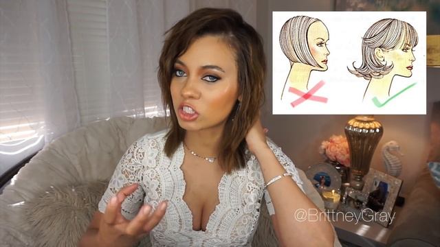 THE BEST HAIRSTYLE FOR YOUR FACIAL PROFILE! | Brittney Gray смотреть онлайн