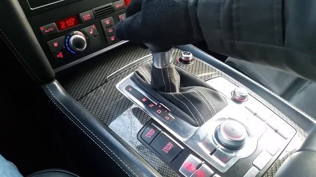 Audi Q7 V12 запуск при -27С. Прогрев АКПП
