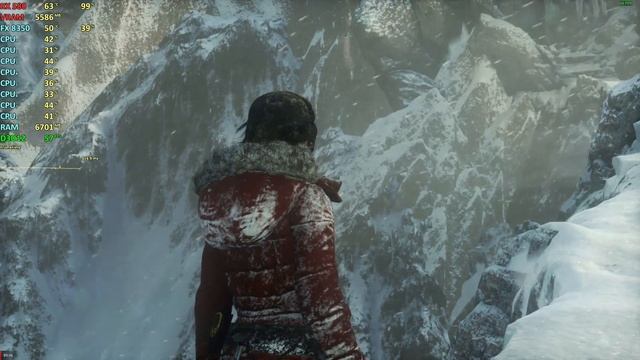 Rise of the Tomb Raider | RX 580 | FX 8350 | FPS TEST смотреть онлайн