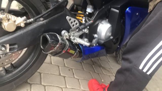 YAMAHA YZF R125 - покупка в Литве | 300 км в снег смотреть онлайн