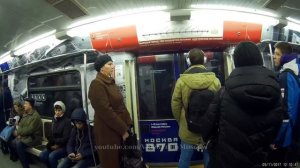 3 линии 2 пересадки. Поездка на метро Коломенская-Павелецкая-Комсомольская-Лубянка // 2017