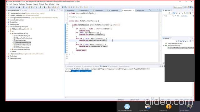 Factory Design Pattern смотреть онлайн