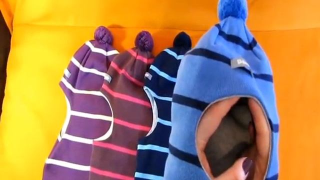 Детские демисезонные шапки-шлемы мод. "Нежность" - ТМ Beezy смотреть онлайн