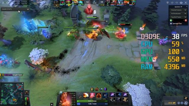 AMD Radeon R7 260X -- AMD Phenom II X4 940 -- Dota 2 FPS Test DX9 смотреть онлайн