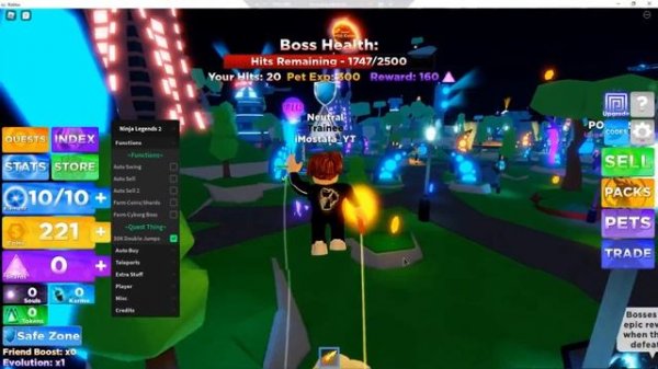 NINJA LEGENDS 2 - SCRIPT - AUTOFARM, UNLOCK ALL, GET ALL CODES, INF JUMP, ETC! - ROBLOX 2023