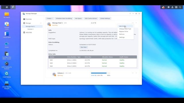How to Expand a Storage Pool on Synology DSM 7 (Add New HDD) смотреть онлайн