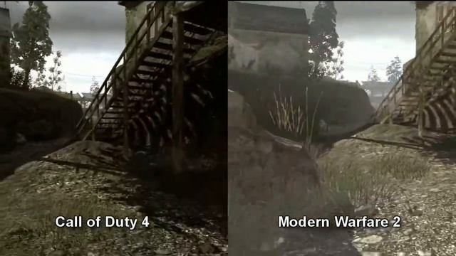 Call of duty Modern Warfare 2: Stimulus map pack comparison - Overgrown смотреть онлайн