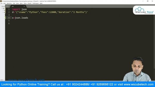 Tutorial for Converting JSON Data to Python Object | Python Tutorial