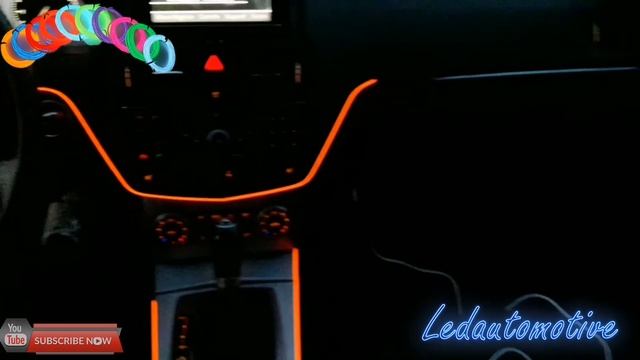 MERCEDES-BENZ W204  LED 12v FLEXIBLE EL WIRE STRIP NEON GLOW LIGHT