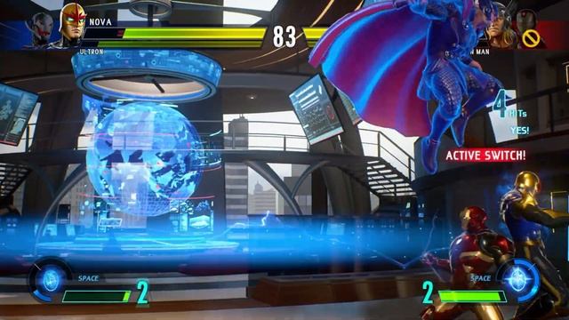 Nova & Ultron vs Thor & Iron Man (Hardest AI) - Marvel vs Capcom: Infinite | PS5 4K 60FPS смотреть онлайн
