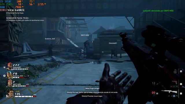 BACK 4 BLOOD - Teste 2 BETA / I5 3450 + GTX750ti смотреть онлайн