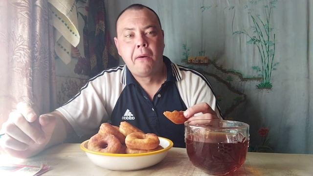 Мукбанг:домашние пончики ?#asmr #mukbang #youtube #food