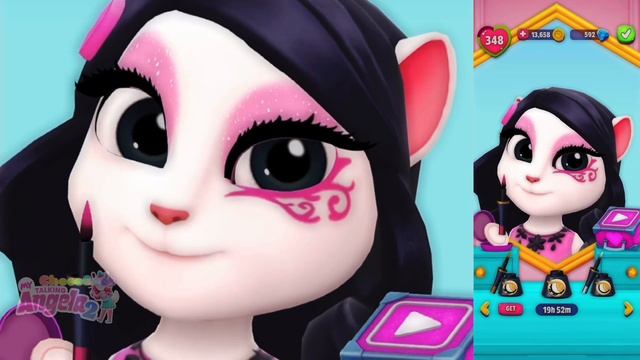Level 349 - My Talking Angela 2 - BUBBLE TROUBLE ??? смотреть онлайн