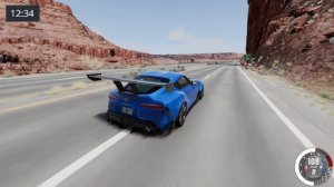 24 ЧАСА НЕЛЬЗЯ ТОРМОЗИТЬ! Гонки на выживание с большим трафиком машин. Гоша и Чич. Beamng Drive.