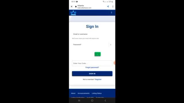 Pi Network регистрация в Atlantis exchange смотреть онлайн