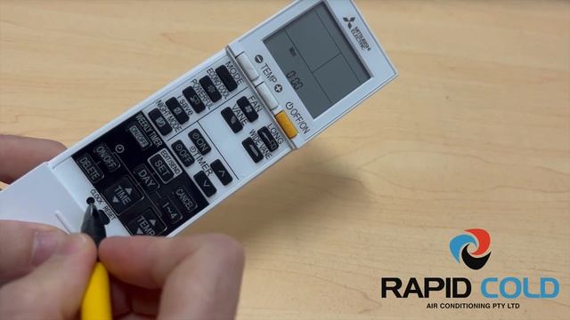 Mitsubishi Electric - Remote control time setting смотреть онлайн