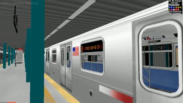 OpenBVE: R142A (2) Train At Time Square-42St смотреть онлайн