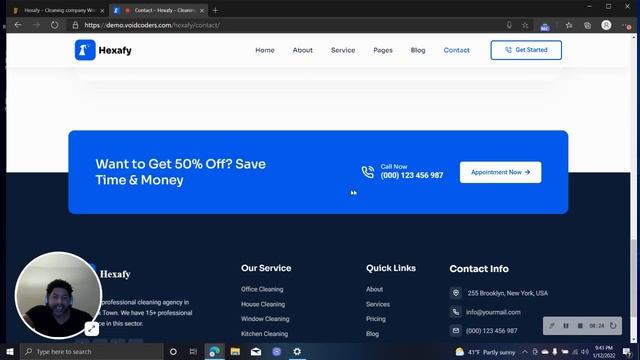 Hexafy is a New Cleaning Service WordPress смотреть онлайн