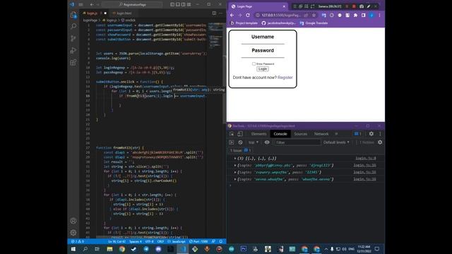 ПРОСТАЯ РЕГИСТРАЦИЯ НА JS LOCALSTORAGE ДЛЯ САЙТА #2 смотреть онлайн
