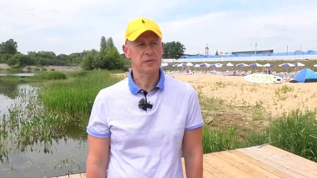 репортаж с пляжа курорта Бора-Боровск смотреть онлайн